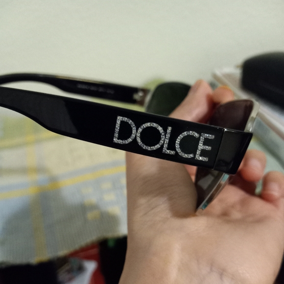 HP DOLCE & GABBANA CRYSTAL SIGNATURE SUNGLASSES DB2027-B 061/87 66 13 125 wCASE - Picture 11 of 15